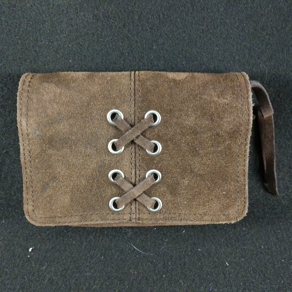 American Eagles Outfitter Suede Wallet Womens Brown